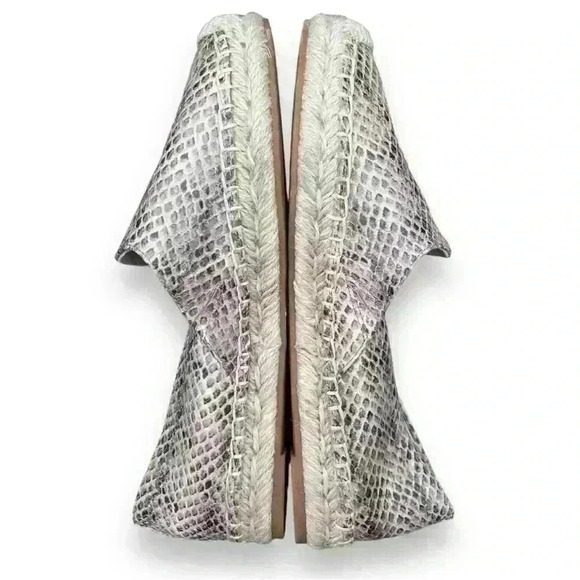 New Sam Edelman Kesia Snake Print Espadrilles Size 7.5 - Picture 7 of 11